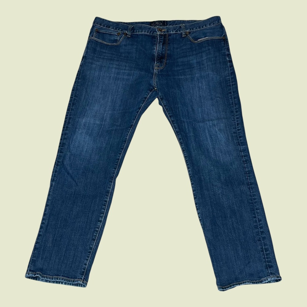 Lucky Brand 1 Authentic Skinny Mens Jeans 38x30 Dark Wash Blue Denim